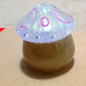 Resin Mushroom Jar